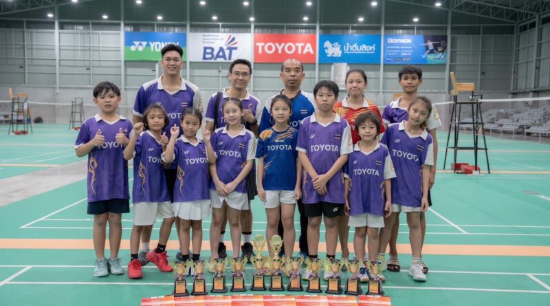 สรุปผลงานนักกีฬา ในรายการ Web Junior since rank# Badminton tournament 2024